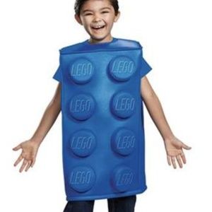 Blue Lego Halloween Costume - Size Small